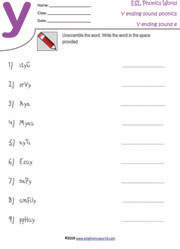 y-ending-sound-e-word-scramble-worksheet